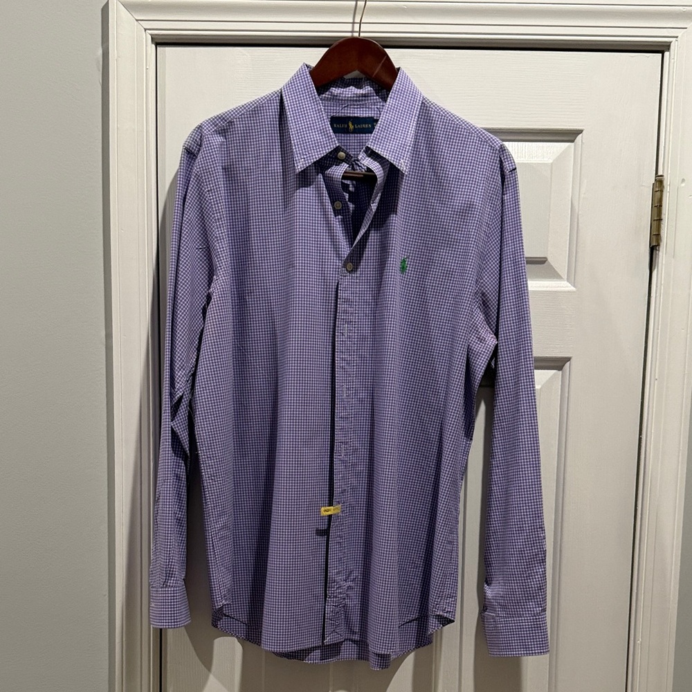 Polo by Ralph Lauren Lavender Check Dress Shirt